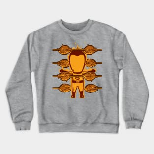 Part Time Job - Roasted Chicken Shop Cranberry Crewneck Sweatshirt